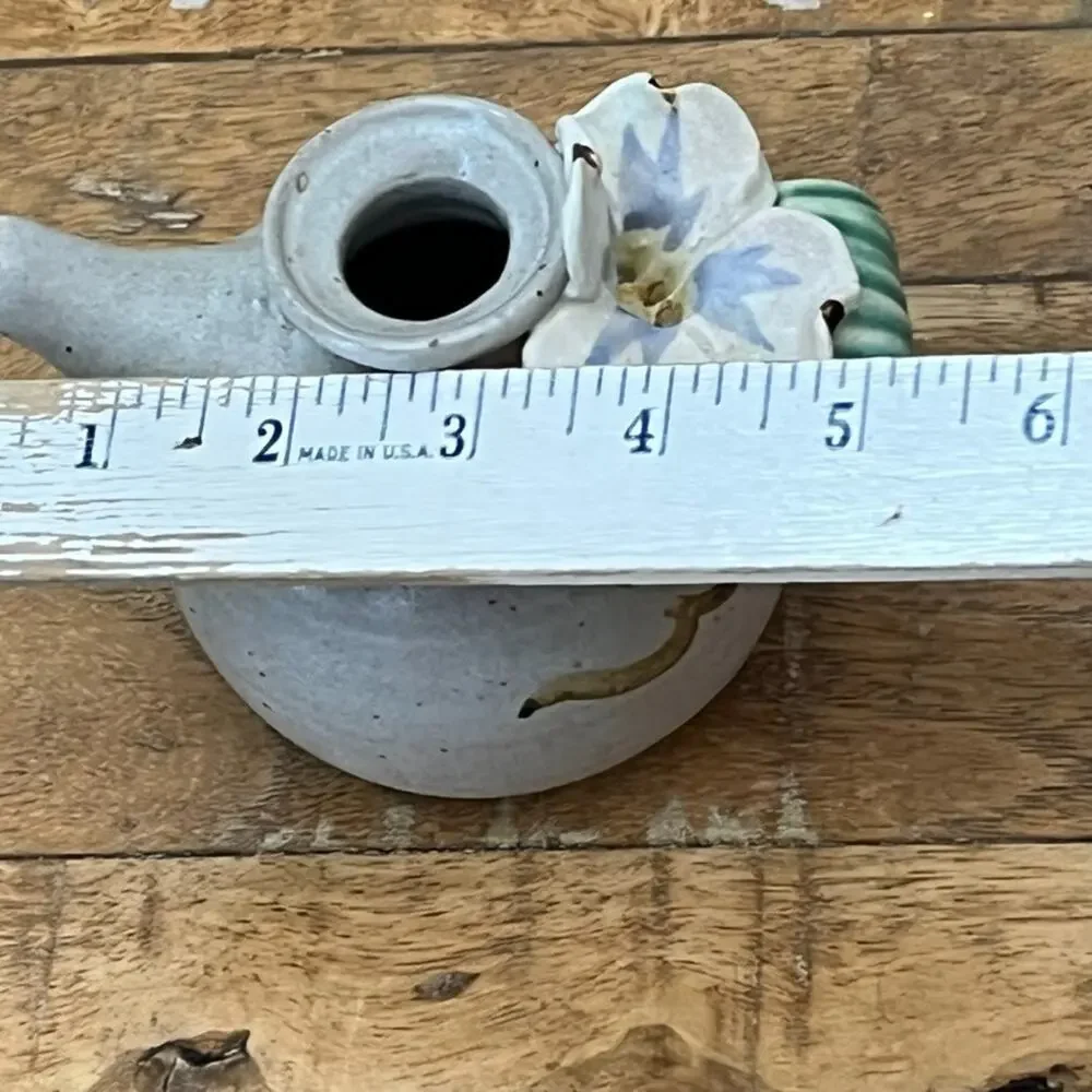 Studio Art Pottery Clay Teapot 4